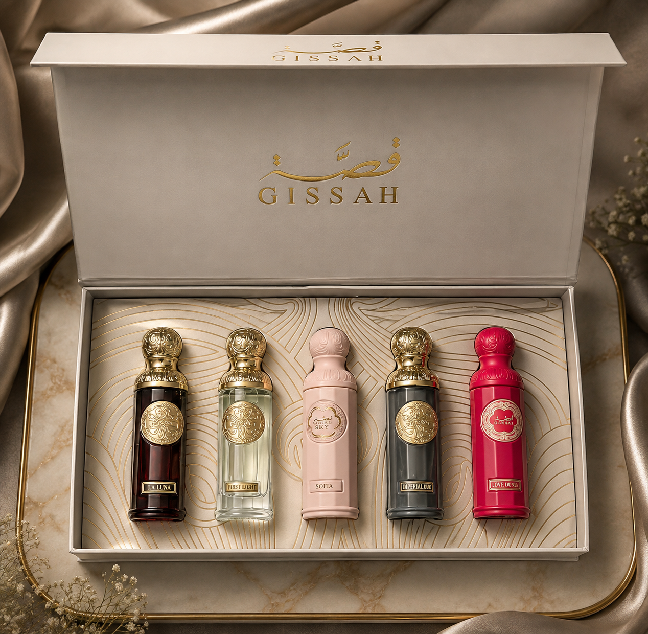 Gissah Perfume Set 5|30ML Bottles Limited Edition