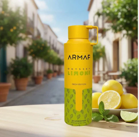Odyssey Limoni Body Mist Armaf for women and men