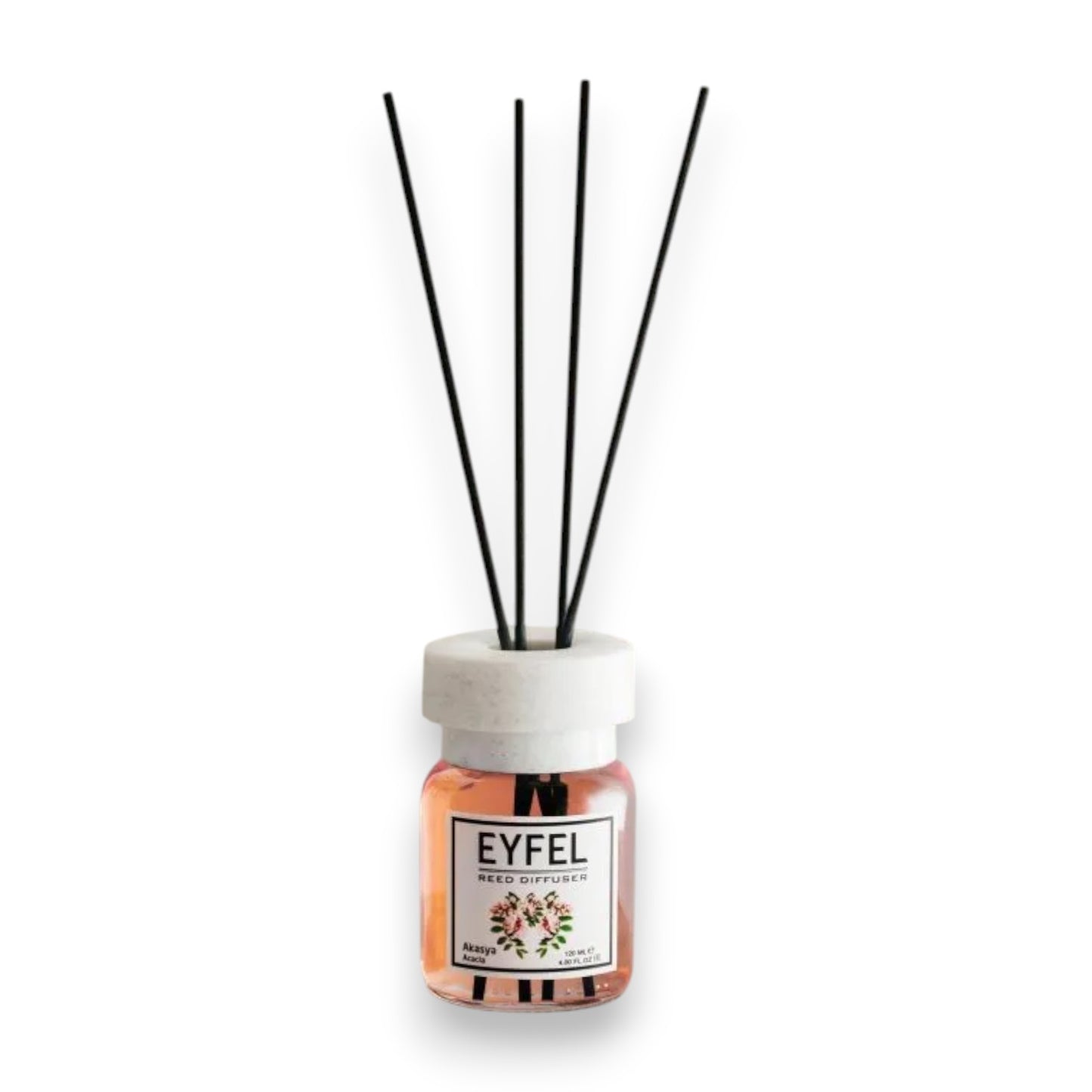 acacia air diffuser, eyfel reed diffuser, diffuser with bottle