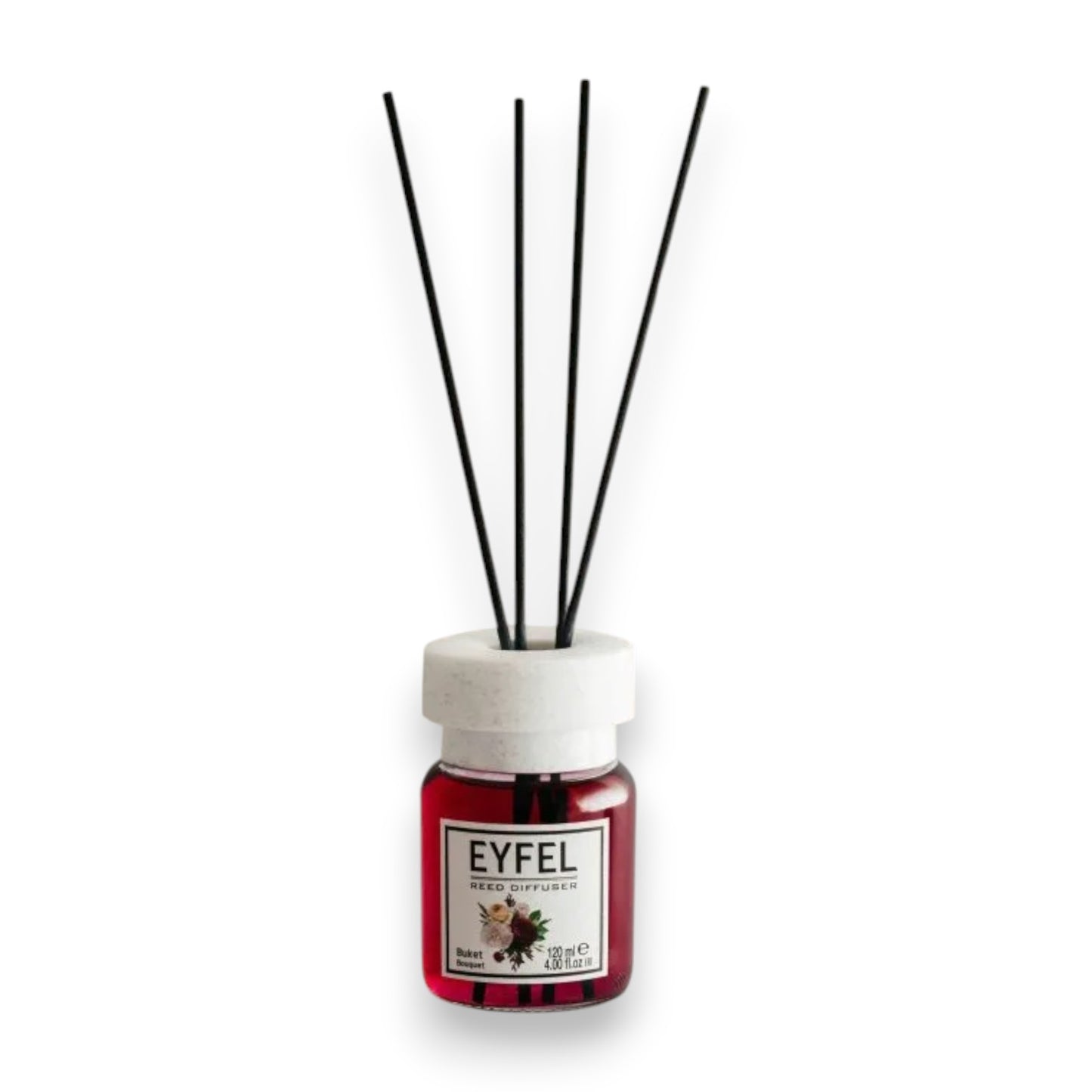 buket bouquet air diffuser, eyfel reed diffuser, diffuser with bottle