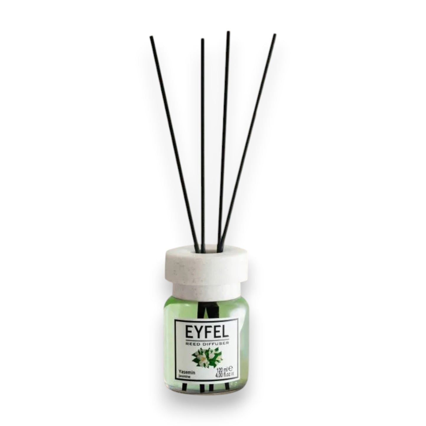 jasmine air diffuser, eyfel reed diffuser, diffuser with bottle