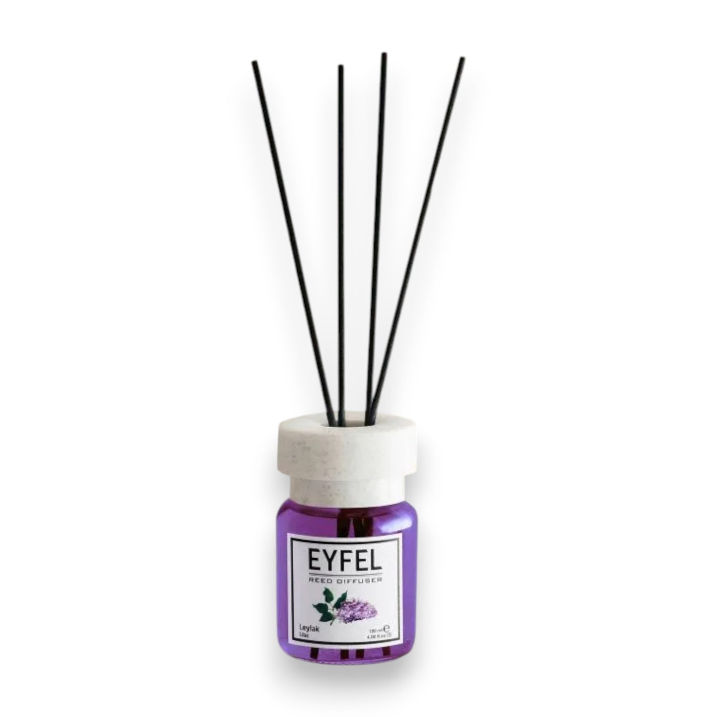 lilac air diffuser, eyfel reed diffuser, diffuser with bottle