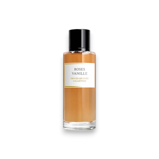 roses vanille perfume, eau de perfume, perfume for men and women, perfume bottle